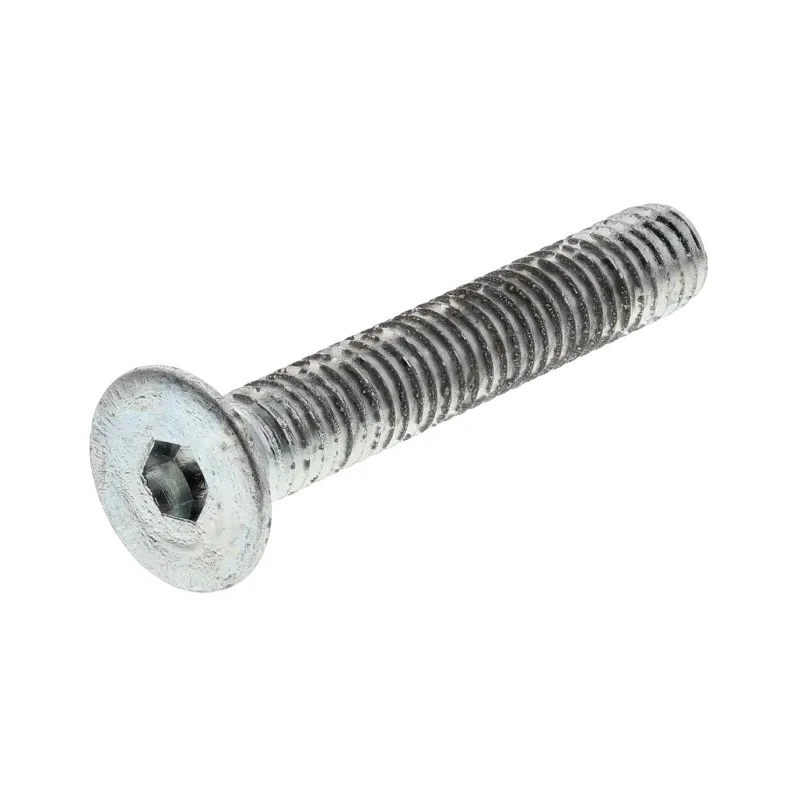 RS PRO Bright Zinc Plated Steel Hex Socket Countersunk Screw M4 x 25 mm 491-5091