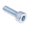 RS PRO Bright Zinc Plated Steel Hex Socket Cap Screw M4 x 12 mm 491-5221