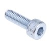 RS PRO Bright Zinc Plated Steel Hex Socket Cap Screw M4 x 12 mm 491-5221