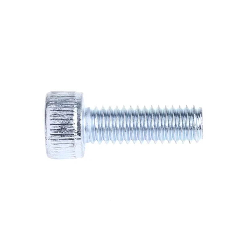 RS PRO Bright Zinc Plated Steel Hex Socket Cap Screw M4 x 12 mm 491-5221