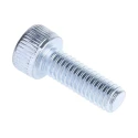 RS PRO Bright Zinc Plated Steel Hex Socket Cap Screw M4 x 12 mm 491-5221