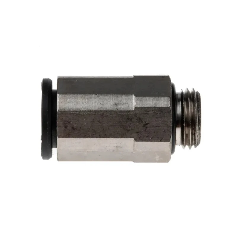 Legris Pneumatic Fitting Series Male Threaded-to-Tube, M10 x 1 Thread, 8 mm Push-in, Nickel Plated Brass, Max 80°C LF3000