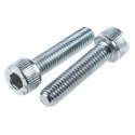 RS PRO Bright Zinc Plated Steel Hex Socket Cap Screw, Hex Socket Drive, Thread M8 x 35 mm 491-5287