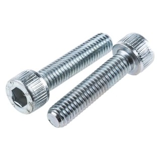 RS PRO Bright Zinc Plated Steel Hex Socket Cap Screw, Hex Socket Drive, Thread M8 x 35 mm 491-5287