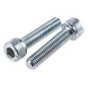 RS PRO Bright Zinc Plated Steel Hex Socket Cap Screw, Hex Socket Drive, Thread M8 x 35 mm 491-5287
