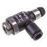 Legris 7061 Series Flow Controller Flow Regulator Tube Inlet 06 Threaded Outlet 1/4 in G 10 bar Pressure 0-70°C 7061 06 13