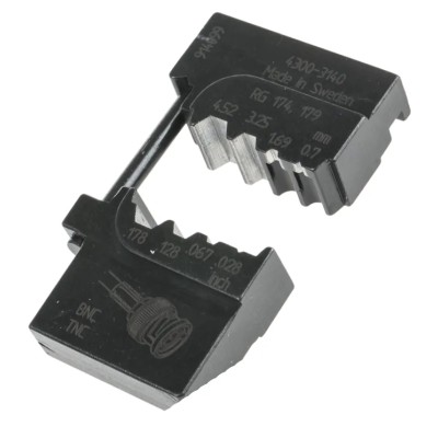 RS PRO Insulated Black Crimp Die Set for Coaxial Connectors BNC, TNC 492-9703
