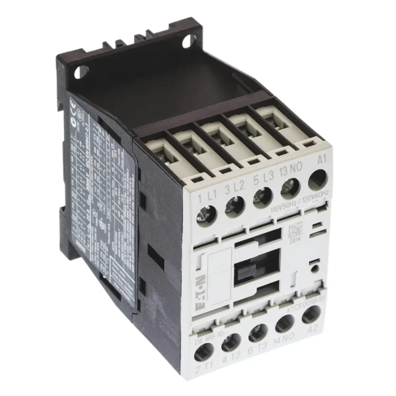 Eaton Industrial Motor Control Contactor 3-Pole 9 A 4 kW Coil Voltage 110V AC Model 276687 DILM9-10(110V50HZ,120V60HZ)