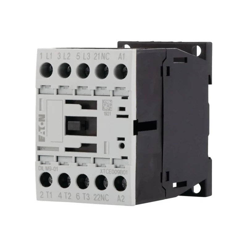 Eaton DILM Contactor, 24V DC Coil, 3-Pole, 9 A, 4 kW, 1 NC, 400V AC 276740 DILM9-01(24VDC)