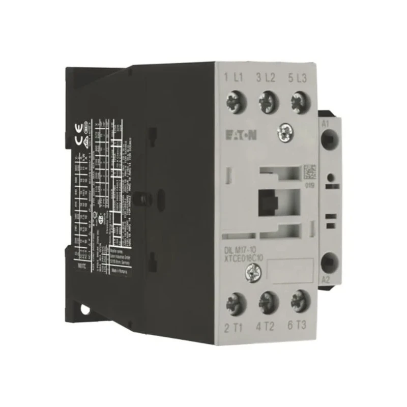 Eaton DILM Contactor, 230V AC Coil, 3-Pole, 17 A, 7.5 kW Power Rating, 3 NO Contacts 277004 DILM17-10(230V50HZ,240V60HZ)