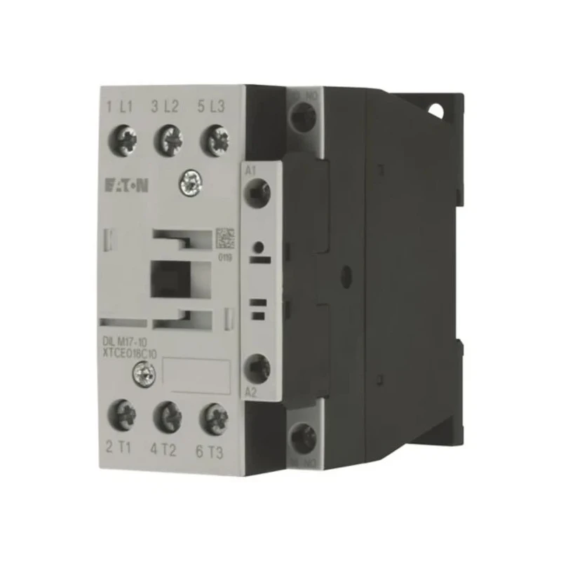 Eaton DILM Contactor, 230V AC Coil, 3-Pole, 17 A, 7.5 kW Power Rating, 3 NO Contacts 277004 DILM17-10(230V50HZ,240V60HZ)