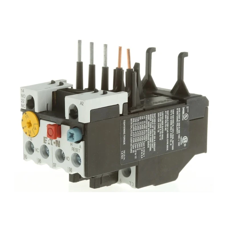 Eaton ZB Overload Relay 1 NO/1 NC, 1.6 to 2.4A F.L.C, 2.4A Contact Rating, 6W Power, 690V Supply Voltage 278437 ZB12-2,4