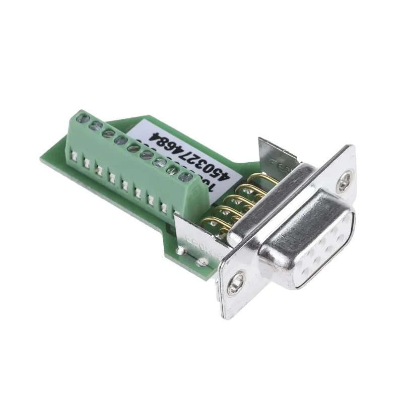 Phoenix Contact 9 Way Straight Panel Mount D-Sub Connector Female 60V 5A VS-09-BU-DSUB/9-MPT-0.5 1688395