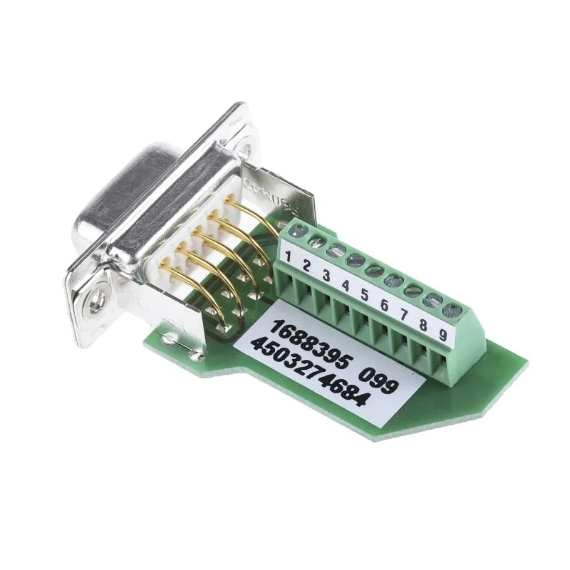 Phoenix Contact 9 Way Straight Panel Mount D-Sub Connector Female 60V 5A VS-09-BU-DSUB/9-MPT-0.5 1688395