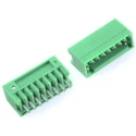 Phoenix Contact Series MCV 0.5/8-G-2.5 Pluggable Terminal Block, 8-Contact, 2.5 mm Pitch, 1 Row, 160V, 4A 1881613