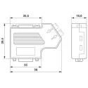Phoenix Contact SUBCON-PLUS 18 Way Right Angle 2.77 mm Pitch Cable D-Sub Connector Male 2708245