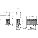 Phoenix Contact MSTBA 2.5/16-G-5.08 Series Pluggable Terminal Block, 16-Contact, 5.08 mm Pitch, 1 Row, 250V, 12A 1757381