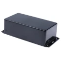 Hammond Flanged Flame Retardant ABS Enclosure IP54 Black Lid 46 mm x 150 mm x 80 mm 1591DFLBK