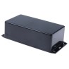 Hammond Flanged Flame Retardant ABS Enclosure IP54 Black Lid 46 mm x 150 mm x 80 mm 1591DFLBK