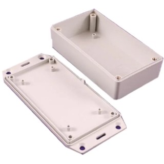 Hammond Flanged Flame Retardant ABS Electrical Enclosure IP54 21 mm x 100 mm x 50 mm 1591AFLGY