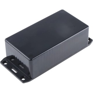 Hammond Flanged Black Flame Retardant ABS Enclosure IP54 36 mm x 120 mm x 65 mm 1591CFLBK