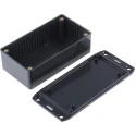 Hammond Flanged Black Flame Retardant ABS Enclosure IP54 36 mm x 120 mm x 65 mm 1591CFLBK