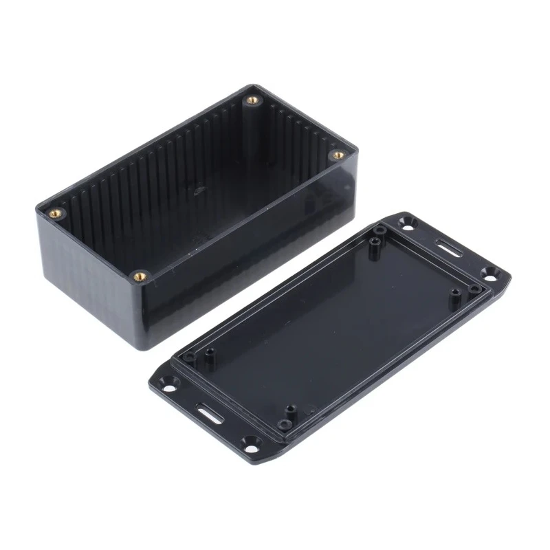 Hammond Flanged Black Flame Retardant ABS Enclosure IP54 36 mm x 120 mm x 65 mm 1591CFLBK