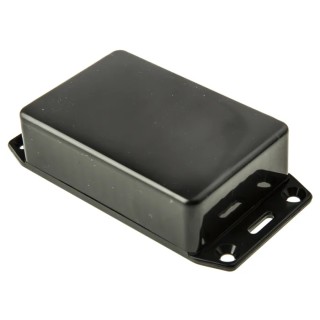 Hammond Flanged Flame Retardant ABS Electrical Enclosure IP54 21 mm x 85 mm x 56 mm 1591MFLBK
