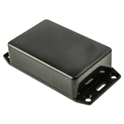 Hammond Flanged Flame Retardant ABS Electrical Enclosure IP54 21 mm x 85 mm x 56 mm 1591MFLBK