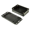 Hammond Flanged Flame Retardant ABS Electrical Enclosure IP54 21 mm x 85 mm x 56 mm 1591MFLBK