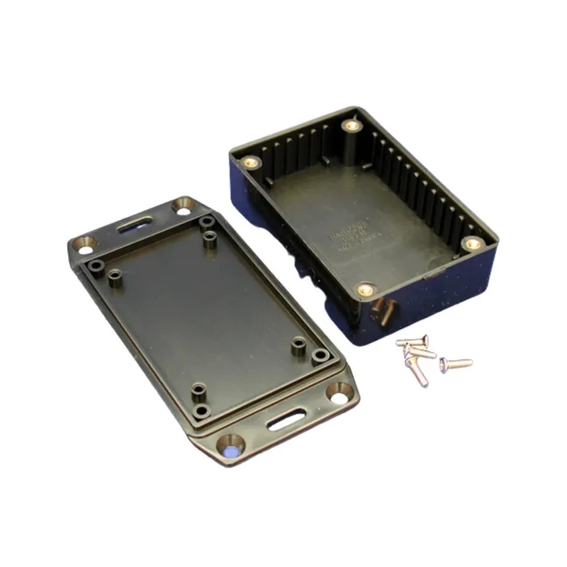 Hammond Flanged Flame Retardant ABS Electrical Enclosure IP54 21 mm x 85 mm x 56 mm 1591MFLBK