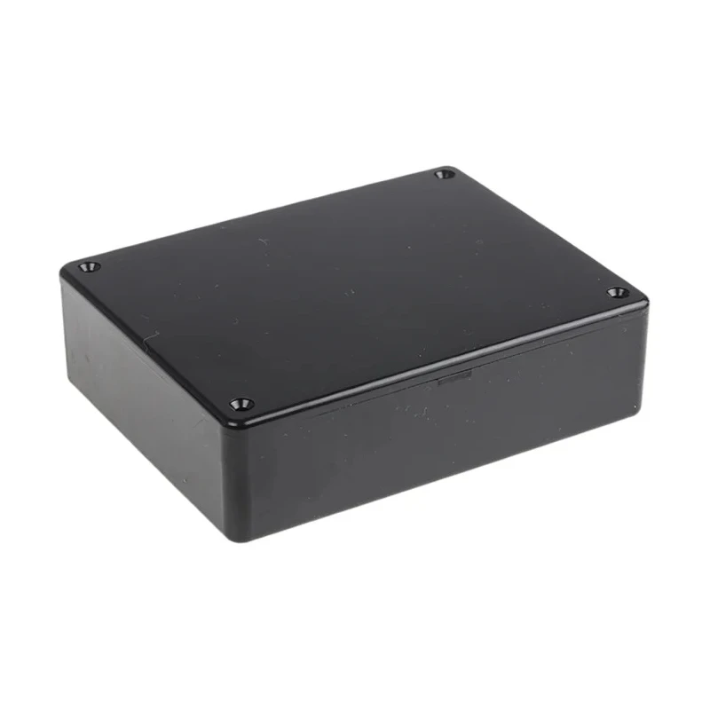 Hammond 1591 Series Black Black Lid Flame Retardant ABS Enclosure IP54, 34 mm x 121 mm x 94 mm 