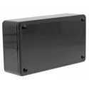Hammond 1591 Series Black Flame Retardant ABS Enclosure IP54, 31 mm x 112 mm x 62 mm IP54