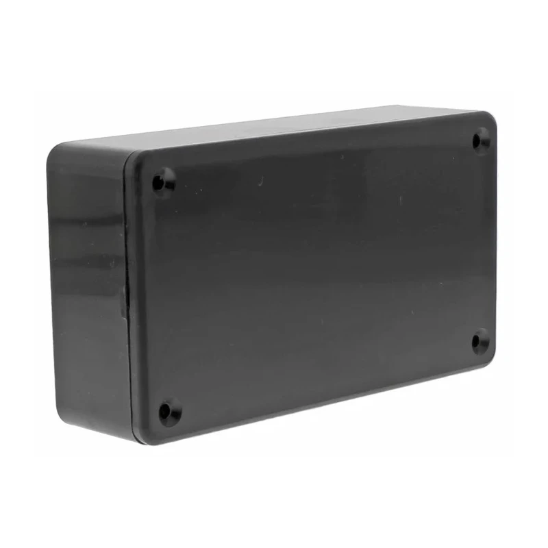 Hammond 1591 Series Black Flame Retardant ABS Enclosure IP54, 31 mm x 112 mm x 62 mm IP54