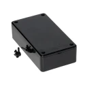 Hammond 1591 Series Black Flame Retardant ABS Enclosure IP54, 31 mm x 112 mm x 62 mm IP54