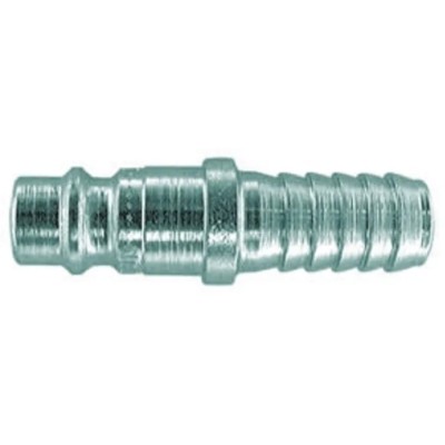 CEJN Steel Pneumatic Quick Connect Coupling Male Thread 6.3mm Hose Barb Zinc Plated 300 Series 103005002