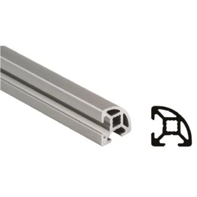 Bosch Rexroth Silver Aluminium Strut Profile 30 x 30 mm 8 mm Groove, 1 m Length, Series MGE 13.2 3842992896/1000