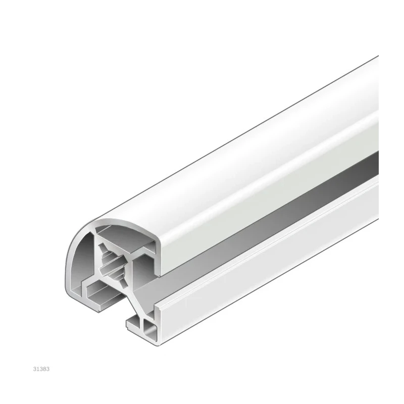 Bosch Rexroth Silver Aluminium Strut Profile 30 x 30 mm 8 mm Groove, 1 m Length, Series MGE 13.2 3842992896/1000