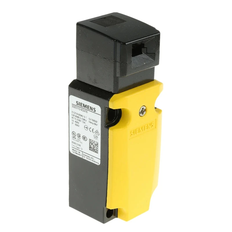 Siemens Safety Interlock Switch, Metal Housing, Keyed Lock Type, 2 NC/1 NO Contacts, IP66/IP67, 110x40x37.3mm 3SE5112-0QV10