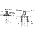 Maxam Pneumatics VQB Series Flow Controller Flow Regulator Threaded 1 bar Operating Pressure VQB42-Q-O-5