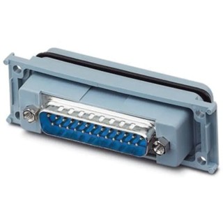 Phoenix Contact D-Sub Adapter Panel Mount 25-Way Straight Copper Alloy Gold over Nickel 76mm Length 1689747