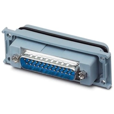 Phoenix Contact D-Sub Adapter Panel Mount 25-Way Straight Copper Alloy Gold over Nickel 76mm Length 1689747