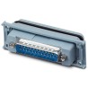 Phoenix Contact D-Sub Adapter Panel Mount 25-Way Straight Copper Alloy Gold over Nickel 76mm Length 1689747