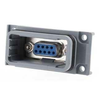 Phoenix Contact 9-Way D-Sub Adapter Female to Female Panel Mounting 27.9mm Length VS-09-A-GC-BU/BU 1689695