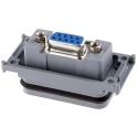 Phoenix Contact 9-Way D-Sub Adapter Female to Female Panel Mounting 27.9mm Length VS-09-A-GC-BU/BU 1689695