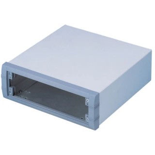 METCASE Unimet Grey Aluminium Instrument Case 85 mm Height, 260 mm Length, 250 mm Width M5625105