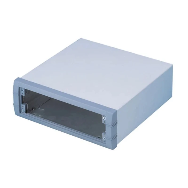 METCASE Unimet Grey Aluminium Instrument Case 85 mm Height, 260 mm Length, 250 mm Width M5625105