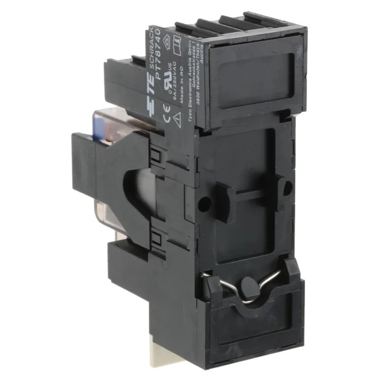 TE Connectivity DIN Rail Power Relay 24V DC Coil 6A Switching Current 4PDT PT5S7LC4 1415076-1