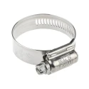HI-TORQUE Heavy-Duty Stainless Steel Slotted Hex Worm Drive Hose Clip 30–50 mm ID HTM50P