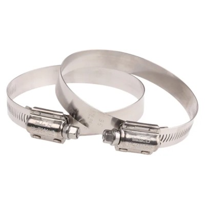 HI-TORQUE Heavy-Duty Stainless Steel Slotted Hex Worm Drive Hose & Jubilee Clip 75-95 mm ID HTM95P